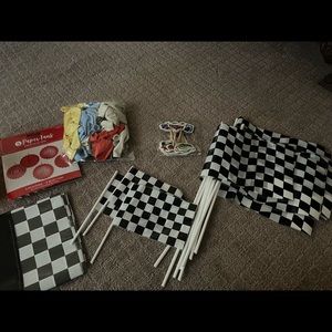 Cars themed birthday party decoration pack